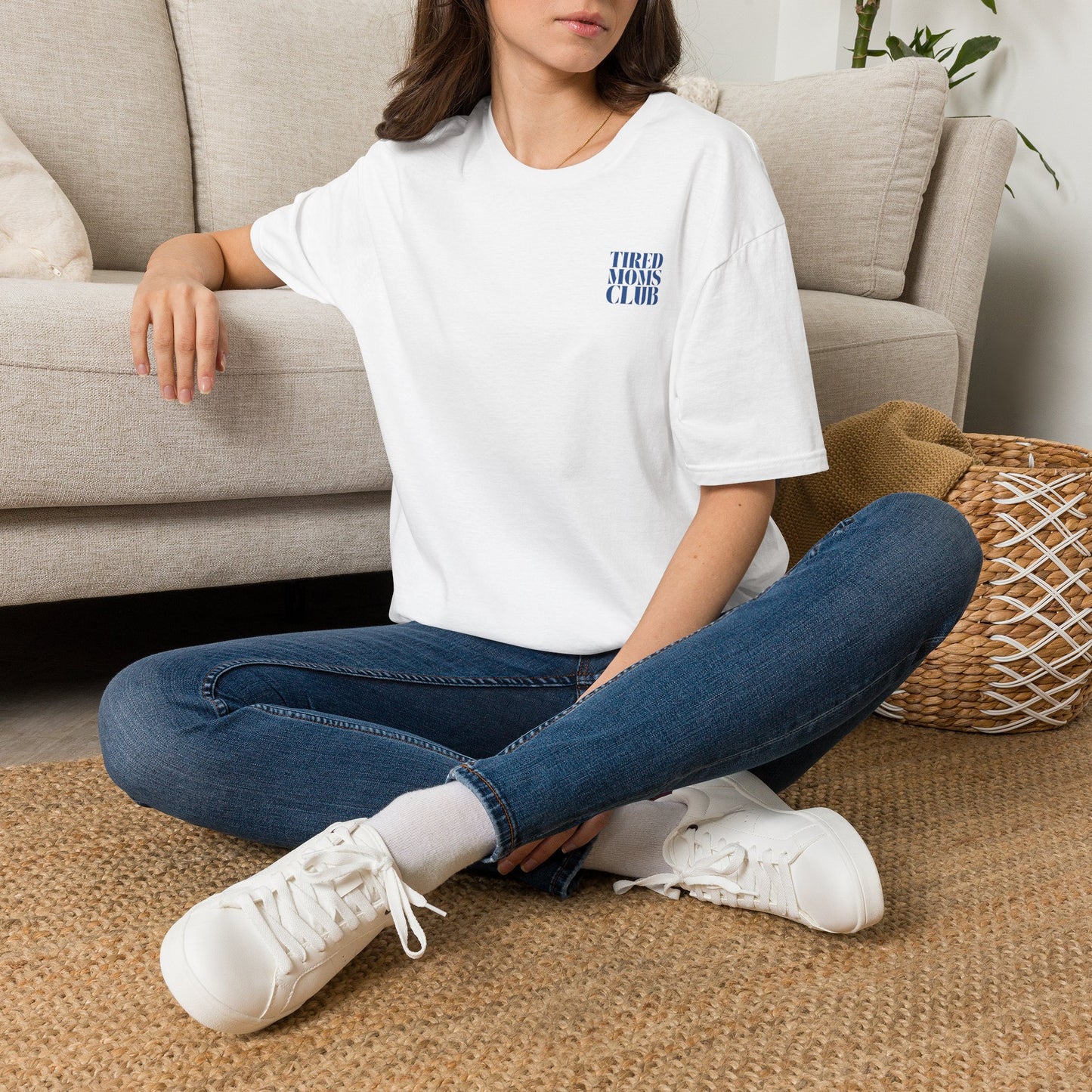 Tired Moms Club T-Shirt — Casual Graphic Tee for Sleep-Deprived Moms