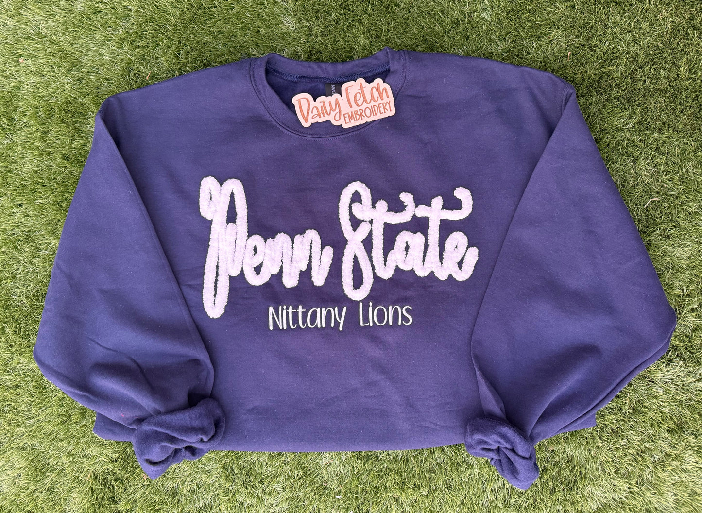 Penn State Embroidered Yarn Sweatshirt