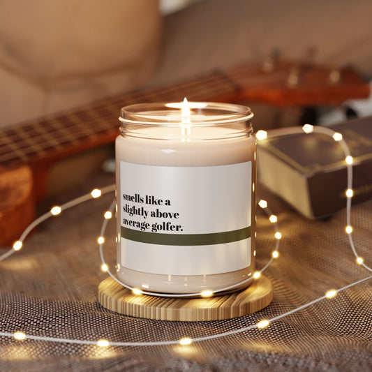 Scented Soy Candle - "Smells Like a Slightly Above Average Golfer" (9oz)