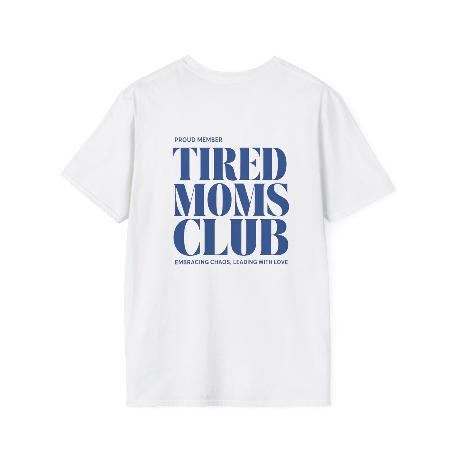 Tired Moms Club T-Shirt — Casual Graphic Tee for Sleep-Deprived Moms