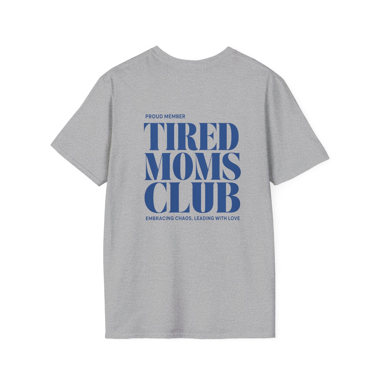 Tired Moms Club T-Shirt — Casual Graphic Tee for Sleep-Deprived Moms