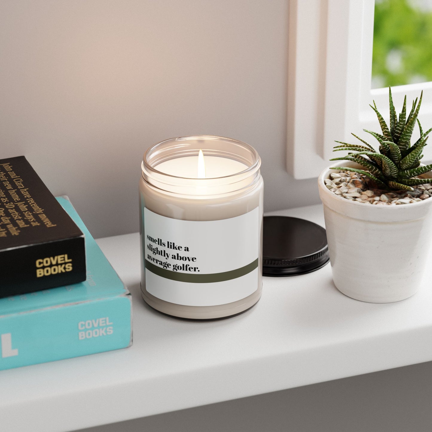 Scented Soy Candle - "Smells Like a Slightly Above Average Golfer" (9oz)