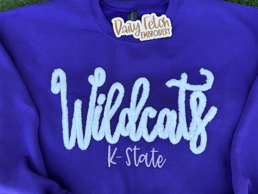 Wildcats KS Embroidered Sweatshirt