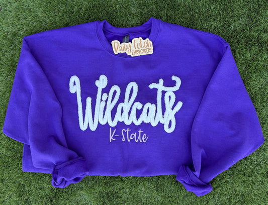 Wildcats KS Embroidered Sweatshirt