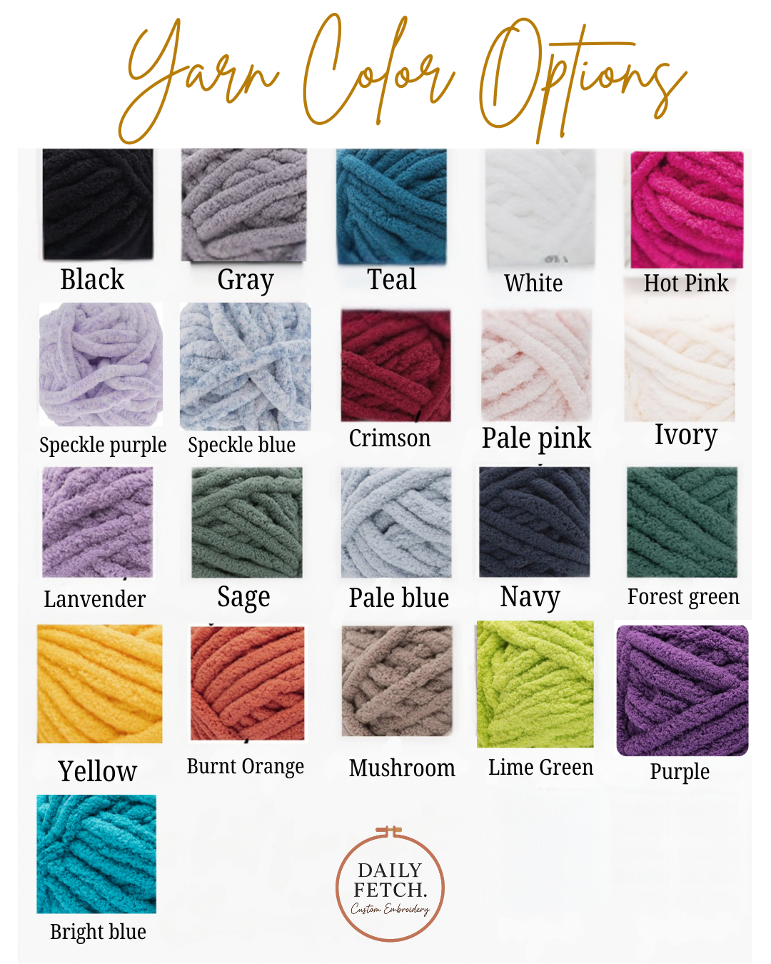 Love Yarn Embroidered Sweatshirt