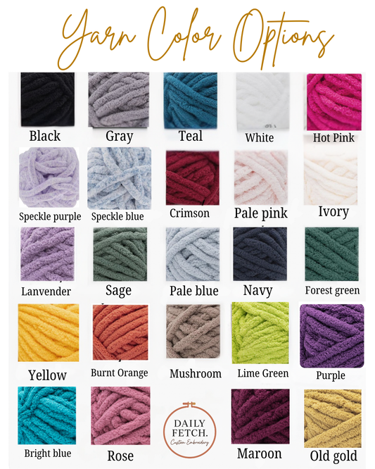 Baker Yarn Embroidered Sweatshirt