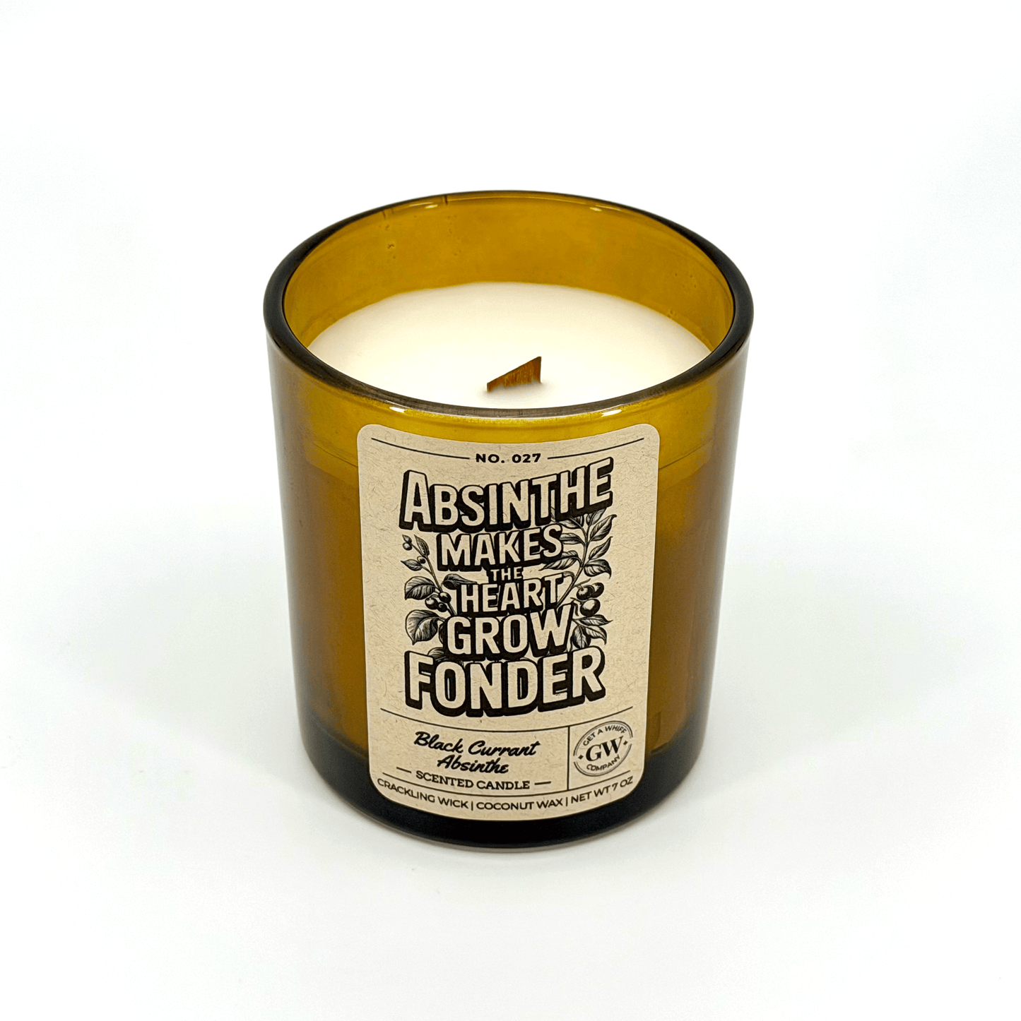 Absinthe Makes the Heart Grow Fonder — Black Currant & Absinthe Candle